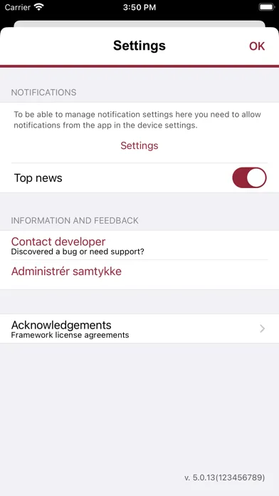 Screenshot di AMWatch