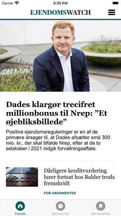 EjendomsWatch Screenshots