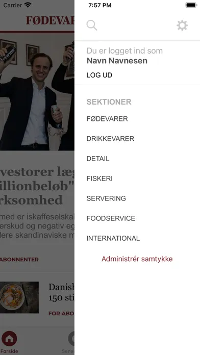 Скриншоты FødevareWatch