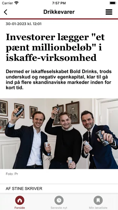 Скриншоты FødevareWatch