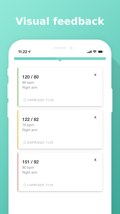 Easy Blood Pressure Diary Ekran Görüntüleri