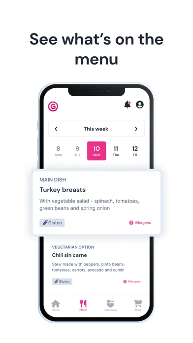 Скриншоты Genuine Dining App