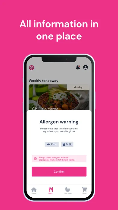 Скриншоты Genuine Dining App