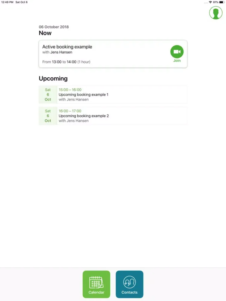 Tangkapan layar Nexus Video iPad 