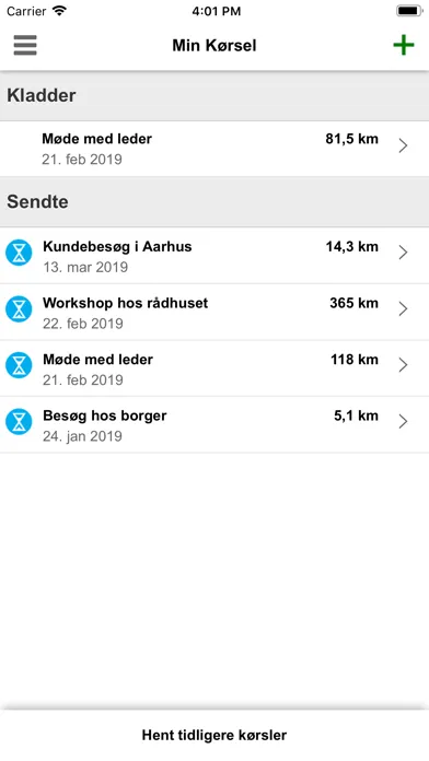 Capturas de tela do Min Kørsel