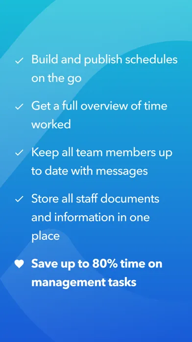 Zrzuty ekranu Planday Employee Scheduling