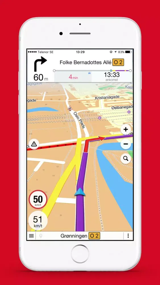Krak Navigation - offline GPS Screenshots