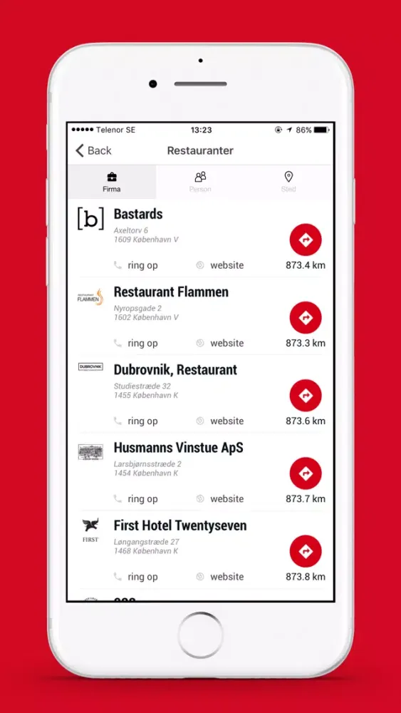 Krak Navigation - offline GPS Screenshots