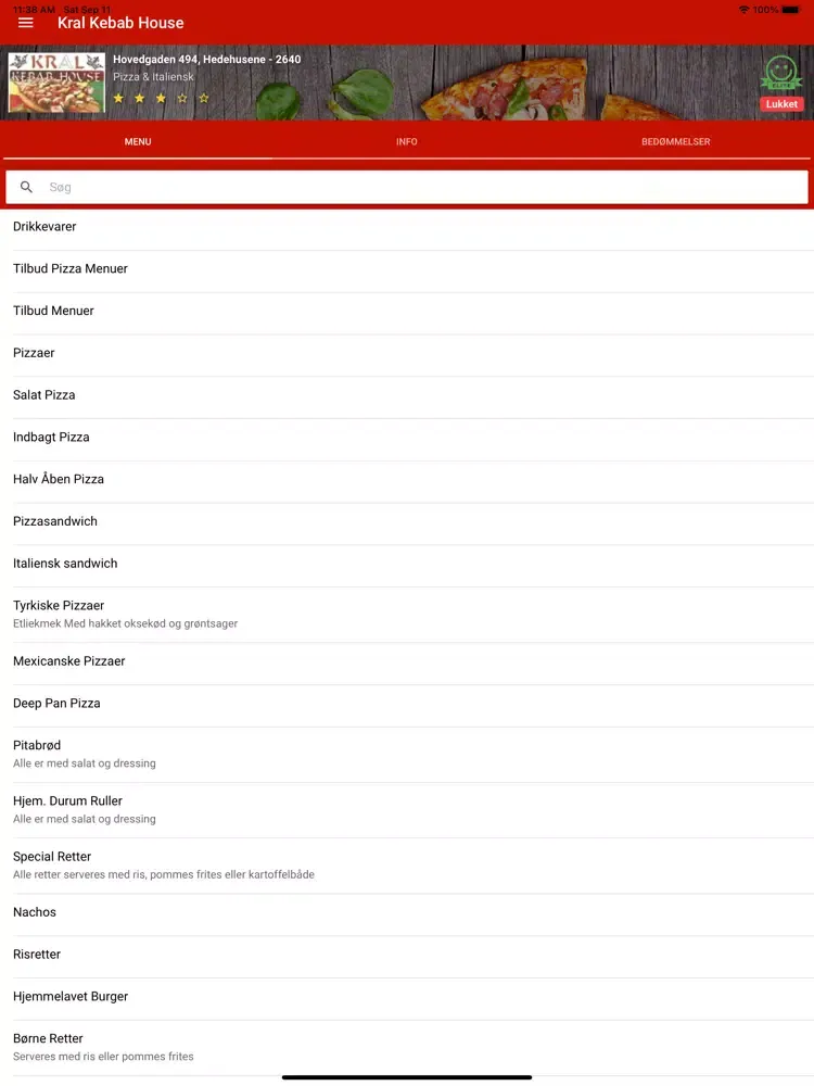 Kral Kebab Housee iPad  스크린샷