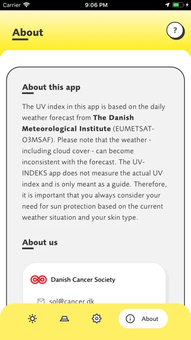 UV-INDEKS Screenshots