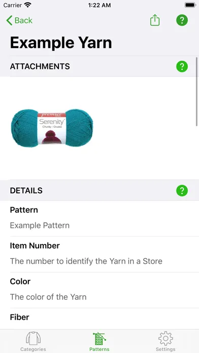 Knitting Patterns Lite スクリーンショット