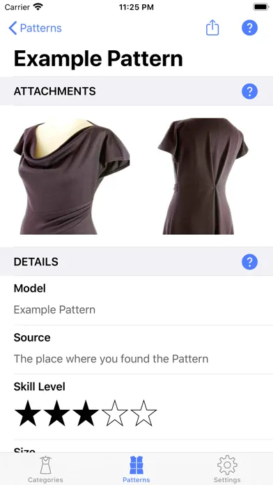 Sewing Patterns スクリーンショット