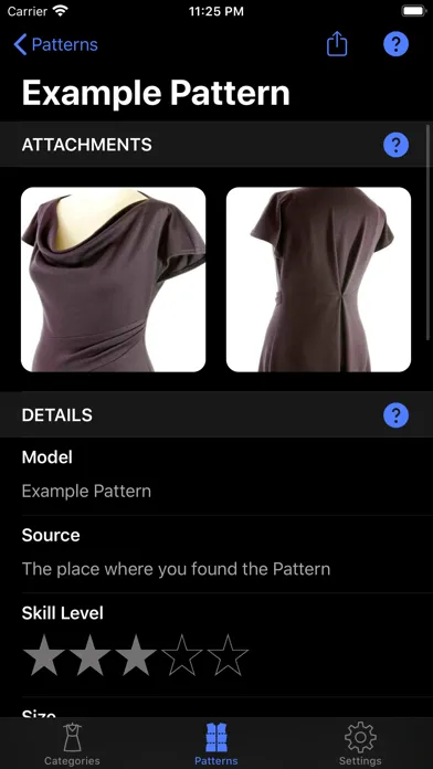 Sewing Patterns スクリーンショット