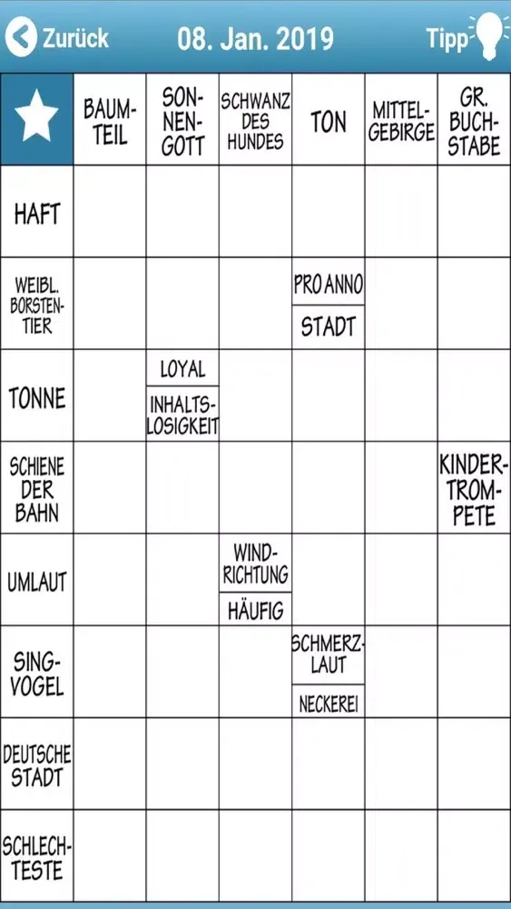 ภาพหน้าจอของ Kreuzworträtsel Schwedenrätsel