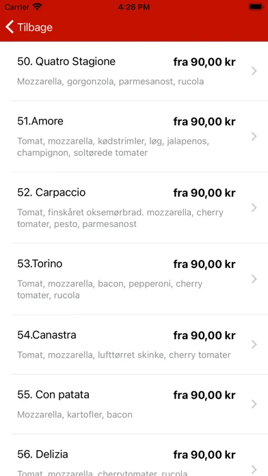 Скриншоты LaMiro Pizza & Grill