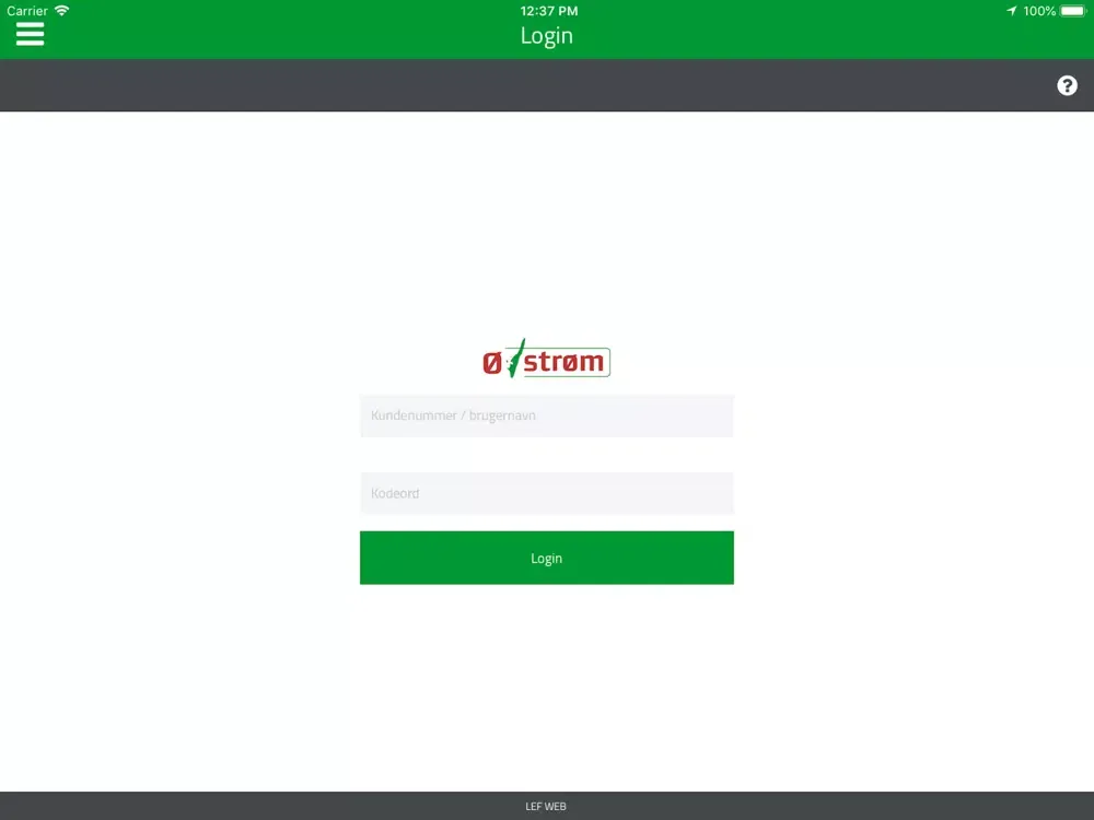 LEF WEB iPad  Screenshots