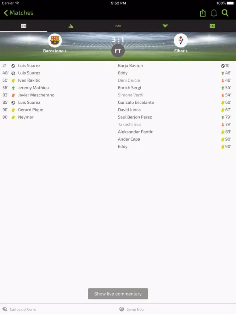 LIVEGOALS - Football live score, results, teams and leagues iPad  سکرین شاٹس