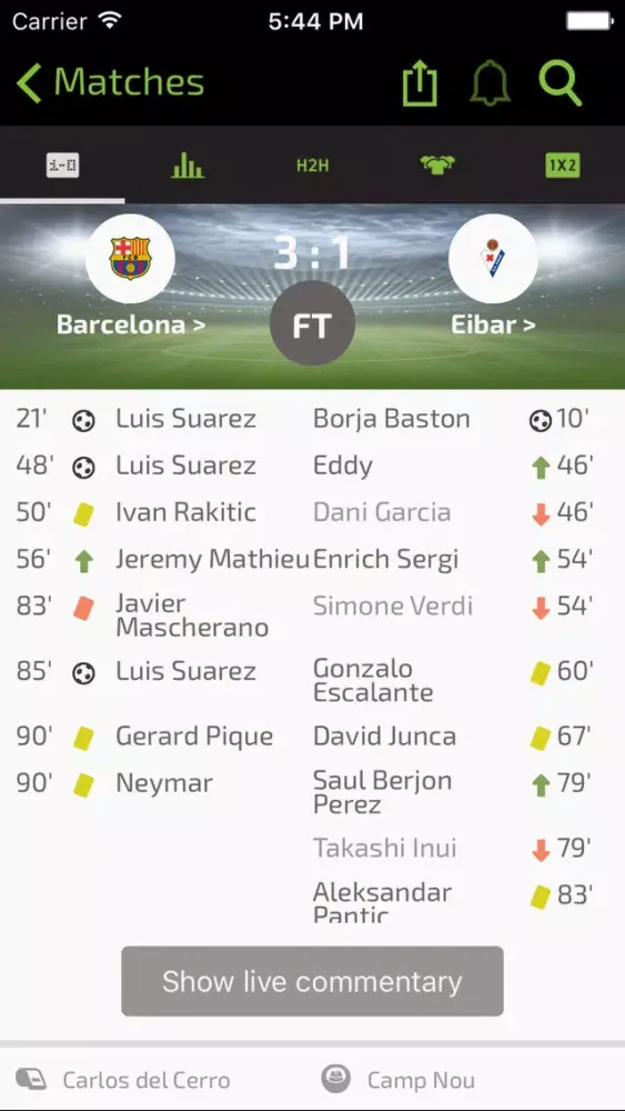 LIVEGOALS - Football live score, results, teams and leagues سکرین شاٹس