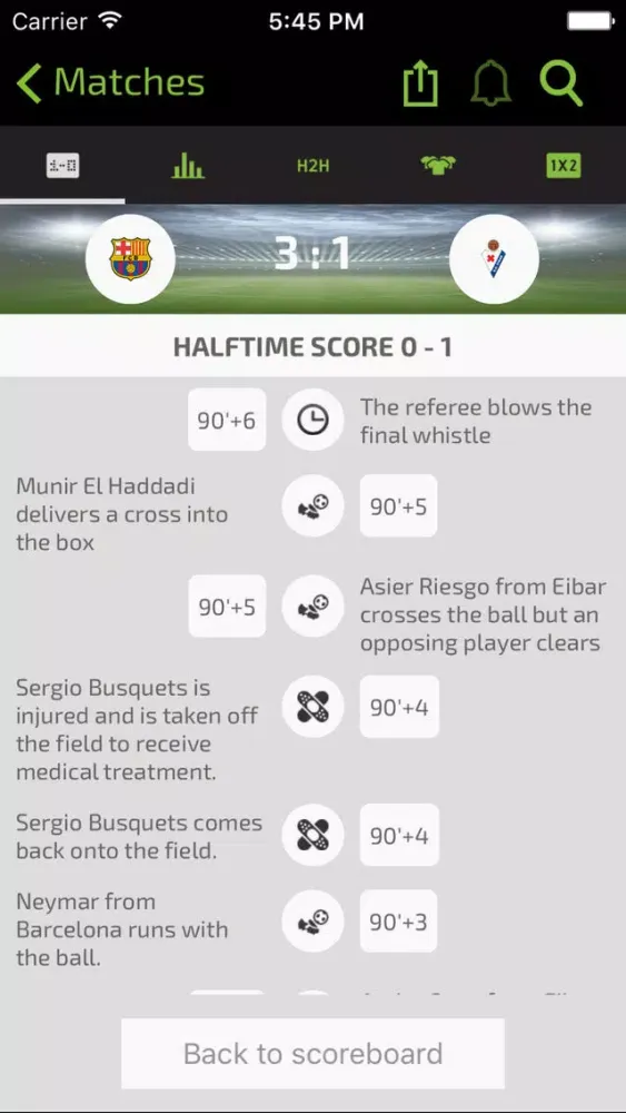 LIVEGOALS - Football live score, results, teams and leagues سکرین شاٹس