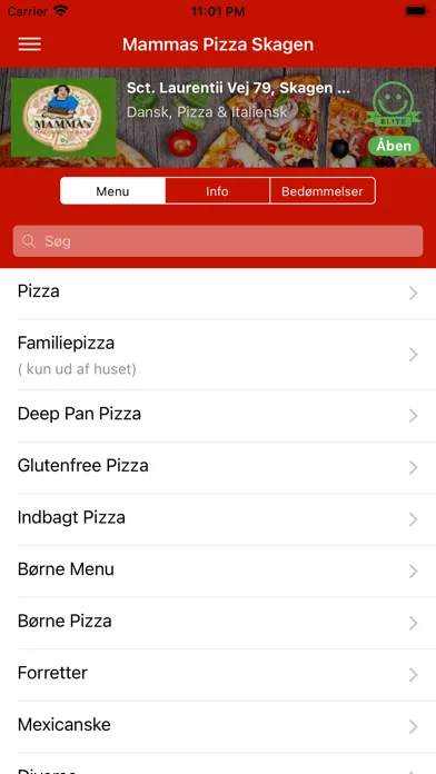 Captures d'écran de Mamma Pizza Skagen