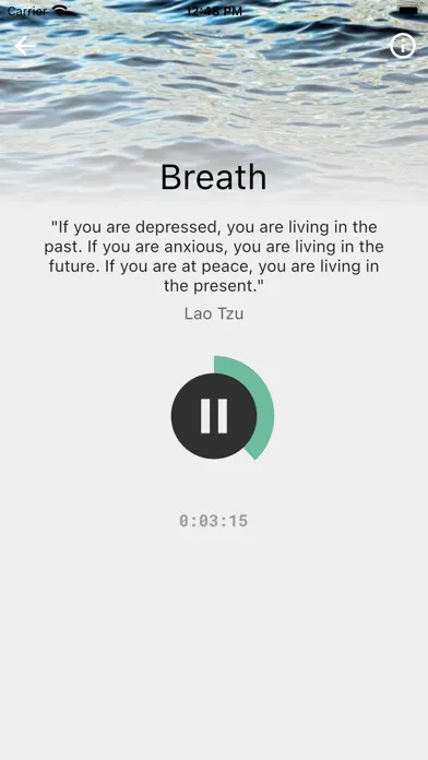 Tangkapan skrin Practice Mindfulness