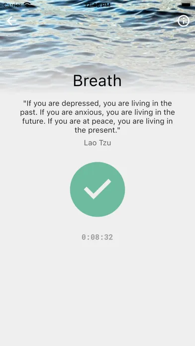 Tangkapan skrin Practice Mindfulness