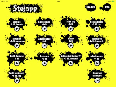 Capturas de pantalla de Støjapp - høretræning for mennesker med APD (auditory processing disorder) iPad 