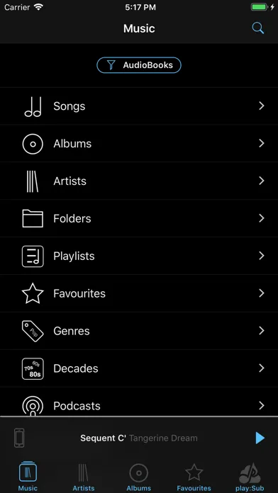 play:Sub Music Streamer 스크린샷