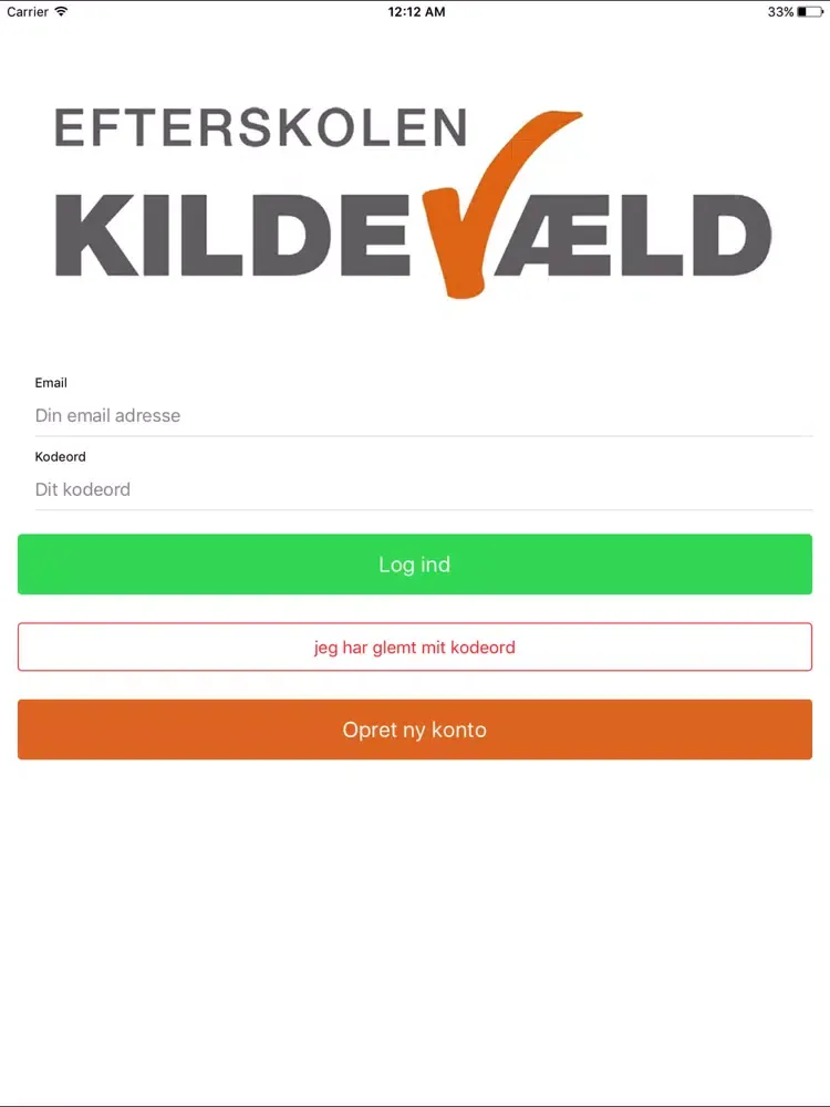 Efterskolen Kildevæld iPad 应用截图
