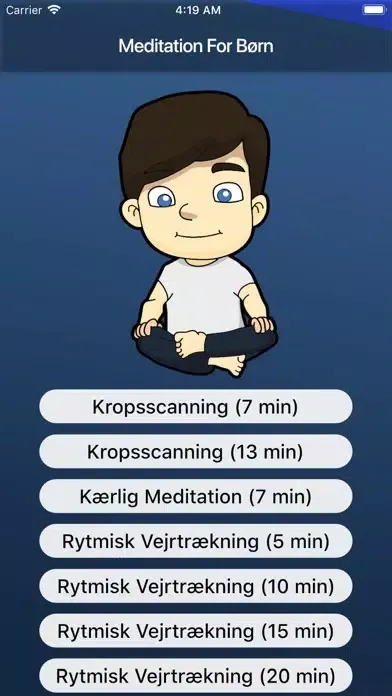 Dansk Meditation For Børn سکرین شاٹس