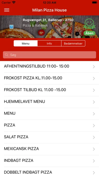 Скриншоты Milan Pizza House
