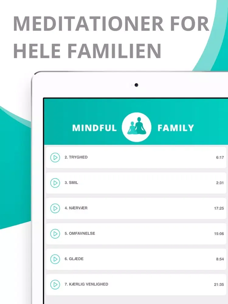 Mindful Family Mindfulness App iPad  स्क्रीनशॉट