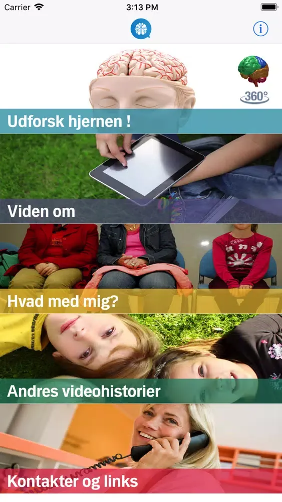 تصاویر HjerneHjælper App