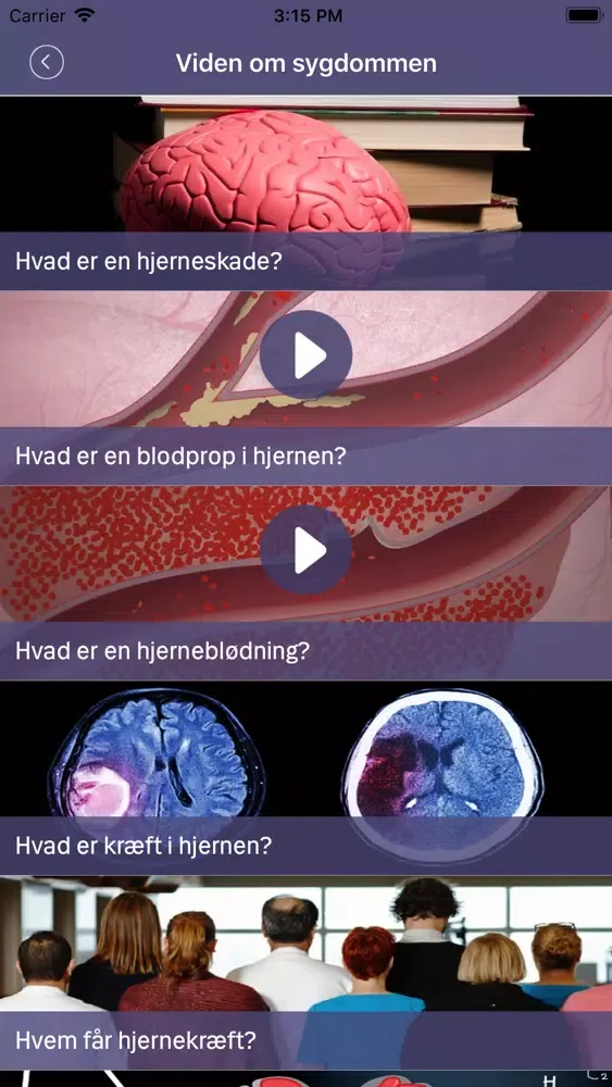 تصاویر HjerneHjælper App