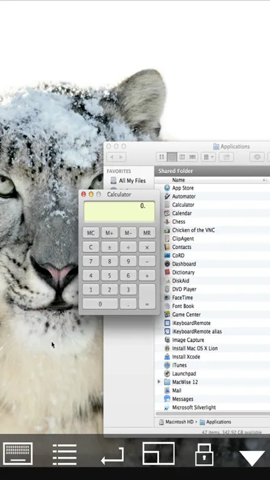Скриншоты Mocha VNC Lite