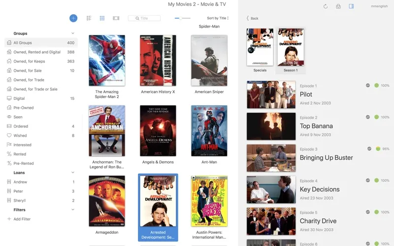 Capturas de pantalla de My Movies 2 Pro - Movie & TV