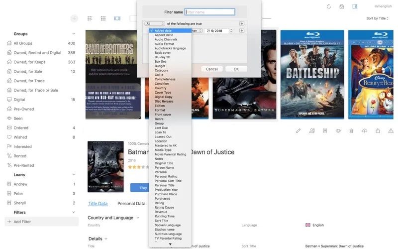 Capturas de pantalla de My Movies 2 Pro - Movie & TV