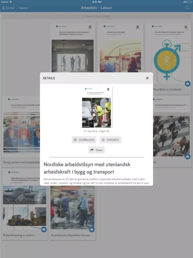Скриншоты Nordisk Ministerråd iPad 