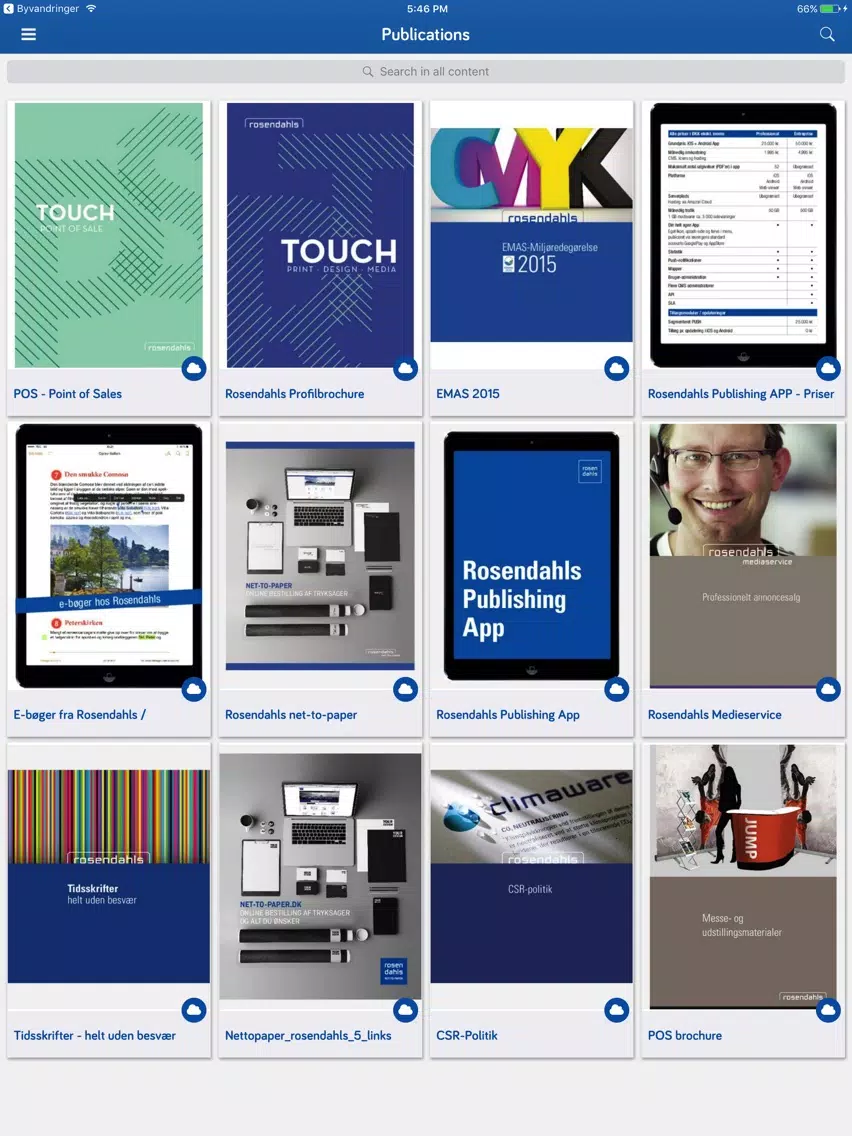 Скриншоты Rosendahls Publishing App iPad 