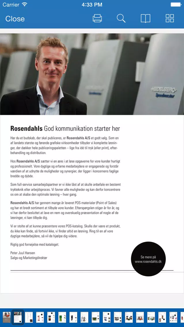Скриншоты Rosendahls Publishing App