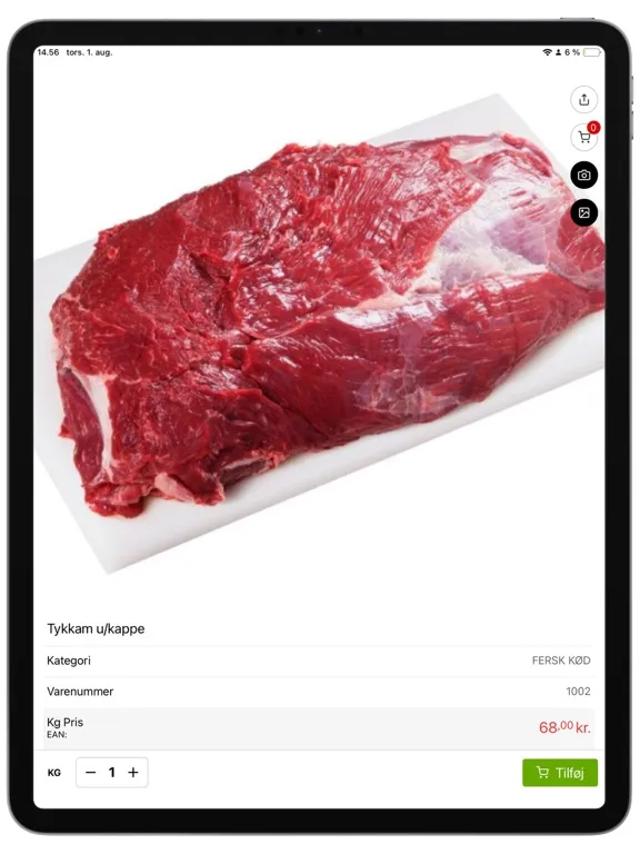 Capturas de pantalla de Tayyib Food iPad 
