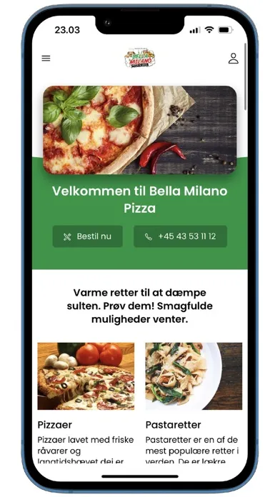 Ảnh chụp màn hình của Bella Milano