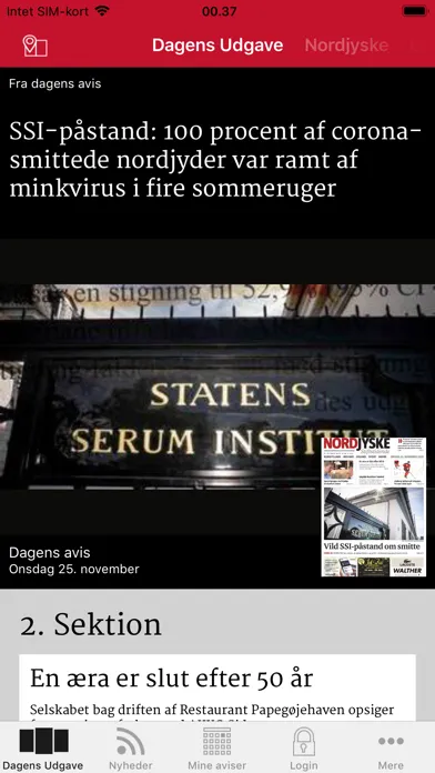 NORDJYSKE Stiftstidende Screenshots