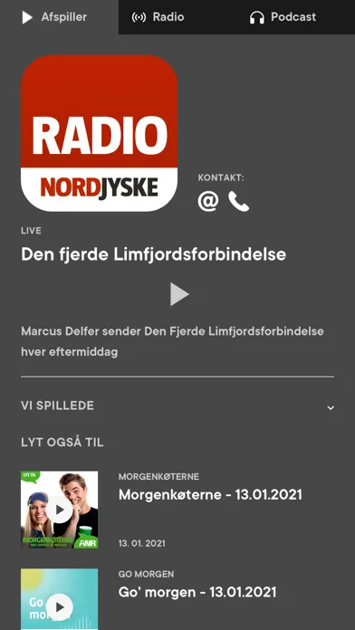 Radio NORDJYSKE স্ক্রিনশট
