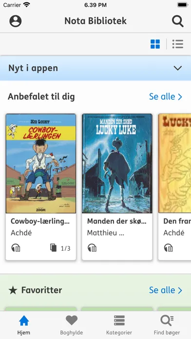 Capturas de tela do Nota Bibliotek 2.0