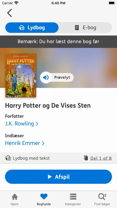 Capturas de tela do Nota Bibliotek 2.0