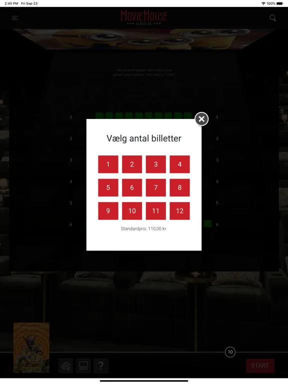MovieHouse Slagelse iPad  स्क्रीनशॉट
