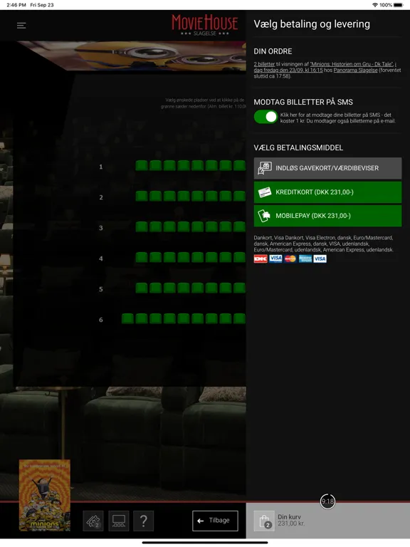 MovieHouse Slagelse iPad  स्क्रीनशॉट