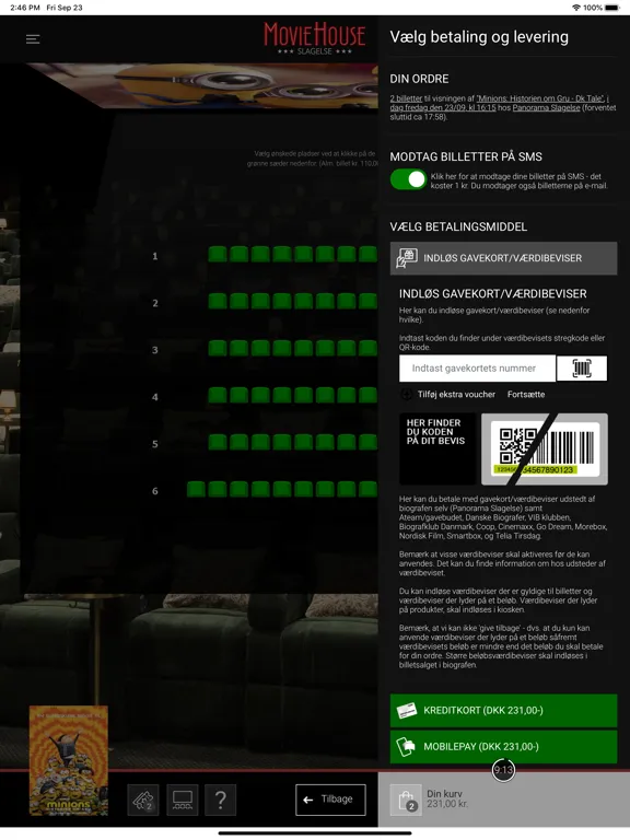 MovieHouse Slagelse iPad  स्क्रीनशॉट