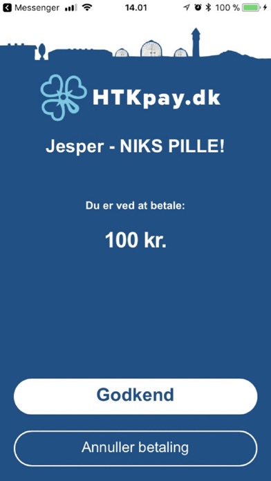 Screenshot di HTKPay